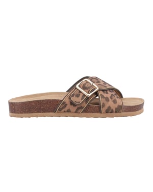 Rocket Dog Annie Tigg-sandalen met luipaardprint voor dames (Tan)