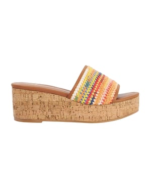 Dune London Kissess-sandaaltjes met sleehak voor dames (Veelkleurig)