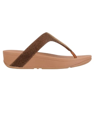 FitFlop Dames-sandalen Lottie met glinsterende bandjes (Brons)