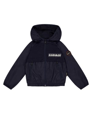 Napapijri Allori waterafstotend jack in standaardpasvorm voor kinderen (Marineblauw)
