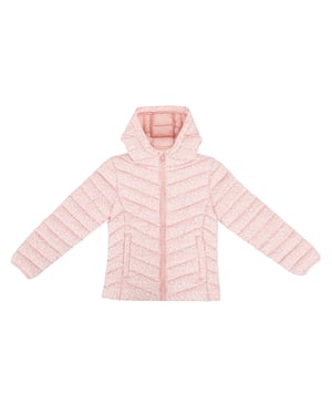 SoulCal Nylon gewatteerde jas voor meisjes (Roze)