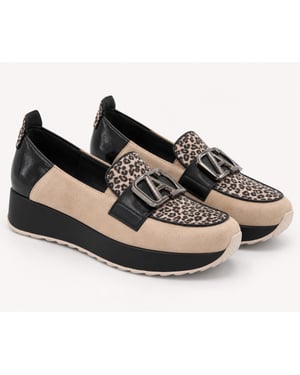 Montevita mocassin voor dames, beige