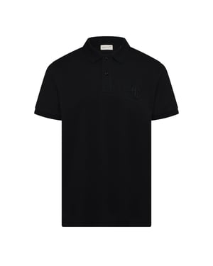 Gant Heren Geborduurd Logo Poloshirt (Zwart)