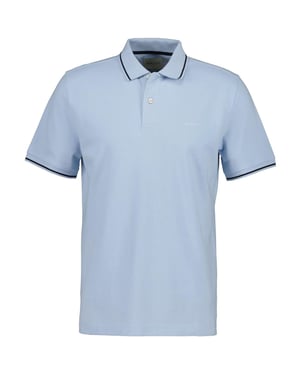 Gant Heren Regular Poloshirt met Korte Mouwen (Fris Blauw)