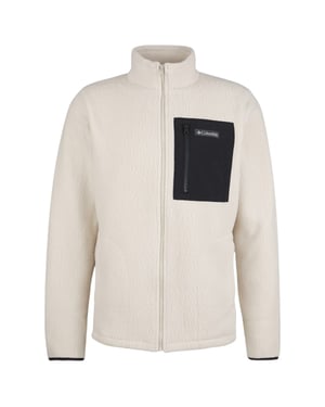 Columbia Herenjas ‘Jasper Contrast Pocket’ met normale pasvorm (Donkere steen)