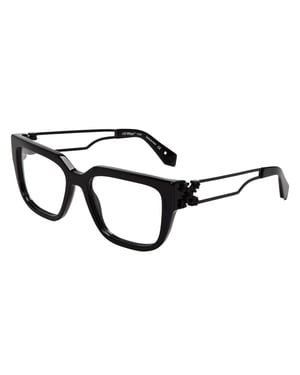 Off White Dameszonnebril, model 8w (Zwart)