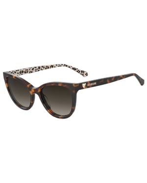 Moschino Moscsun Cat Eye-zonnebrillen voor dames (Havana Bruin)