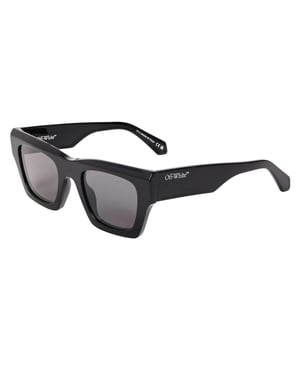 Off White Davie-zonnebril met vierkant montuur voor dames (Donkergrijs)