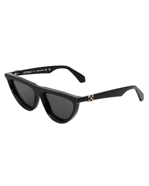 Off White Off Jasper Cat Eye-zonnebril (Zwart/Grijs)