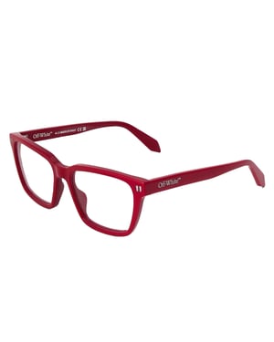 Off White Unisex-zonnebril voor volwassenen, model 8I (Rood)