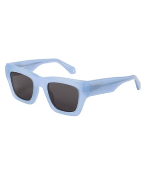 Off White Davie-zonnebril met vierkant montuur voor dames (Blauw)