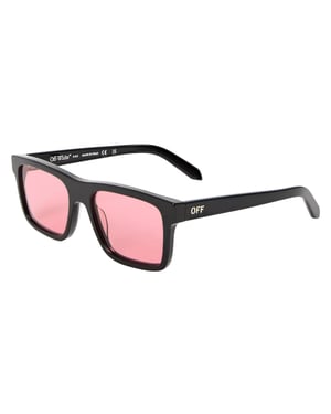 Off White Unisex Galena-zonnebril voor volwassenen in schildpadkleur (Zwart/Rood)