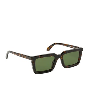 Off White Unisex-zonnebril voor volwassenen uit Minneapolis (Havana)