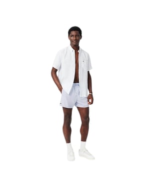 Lacoste Heren Logo Zwemshort (Lichtblauw)