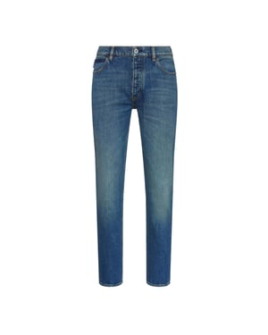 Hugo Boss Brody katoenen herenjeans met rechte pijpen (Blauw)