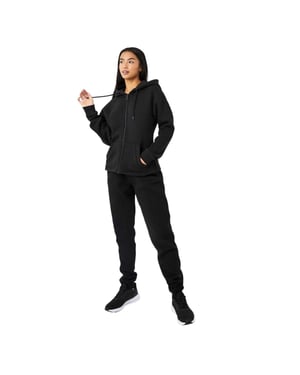 USA Pro Dames/Dames Katoenblend Verstelbare Taille Klassieke Joggers (Zwart)