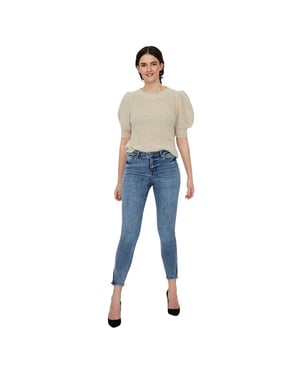 Vero Moda Dames/Dames Denim Skinny Jeans (Licht Denim Blauw)
