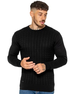 Enzo Milano | Heren Kabelgebreide Trui