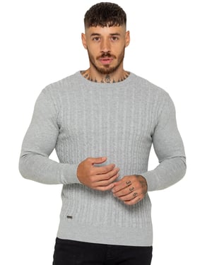 Enzo Milano | Heren Kabelgebreide Trui