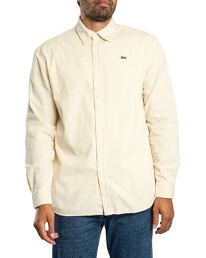 Lacoste Casual Overhemd, Beige