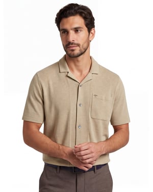 Doorknooppolo Fynch Hatton beige