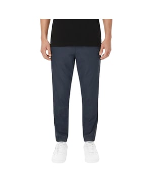 Lacoste Joggingbroek voor heren met zijstrepen, elastische tailleband en taps toelopend model (Zwart)