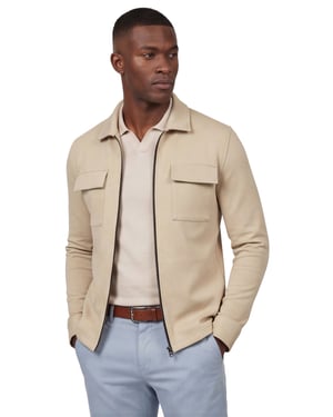 Baileys vest beige met rits