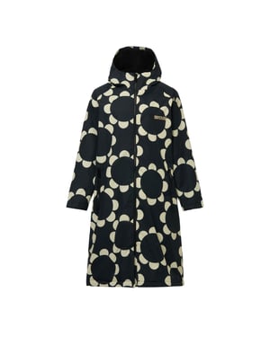 Regatta Orla Kiely Daisy Hoop-omkleedjas voor dames (Zwart)