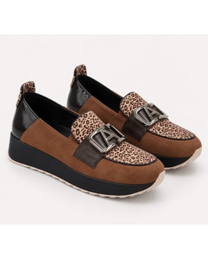 Montevita mocassin voor dames, bruin