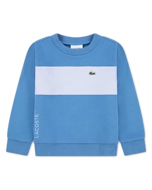 Lacoste Kinder/Kinderen Kleurblok Trui (Blauw)