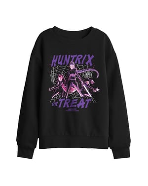 K-Pop Demon Hunters Huntrix Or Treat-sweatshirt voor kinderen (zwart)