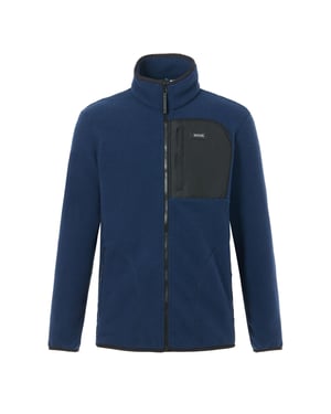 Regatta Heren Frankie Borg Fleece Jas (Marine, Zwart)
