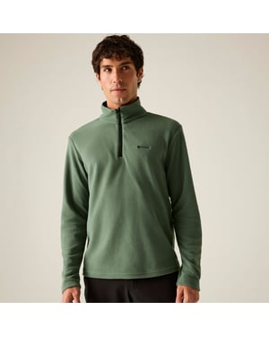 Regatta - Geweldig voor Buiten Heren Thompson Half Zip Fleece Sweater (Donker bosgroen)