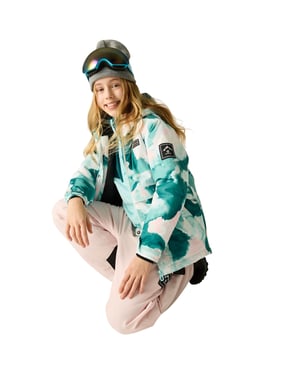 Dare 2B Wing It-skijas voor kinderen/jongens met marmerpatroon (Teal)