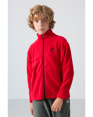 Sweatshirt voor jongeren met ritskraag