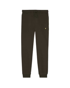 Lyle & Scott Klassieke joggingbroek met logo voor kinderen (Olijfgroen)