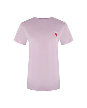 Love Moschino Dames/Dames Liefdeshart T-shirt (Roze)