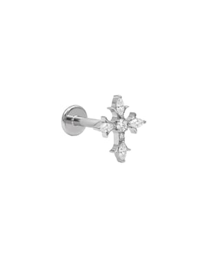 Luxenter Piercing Rhodium Afwerking - Montor