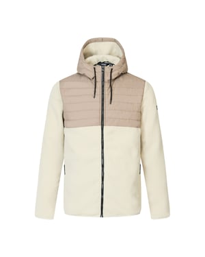 Regatta Frankie tweekleurig hybride fleecejack voor heren van Borg (Abbeystone/Smokey Olive)