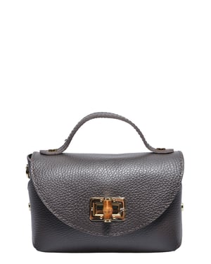 Anna Luchini Bordeauxrood Rundleer Tas