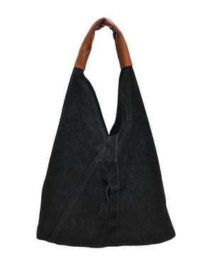 Anna Luchini Zwart Rundleer Tas