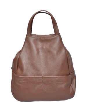 Anna Luchini Bordeauxrood Rundleer Tas