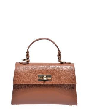 Isabella Rhea Brown Rundleer Tas