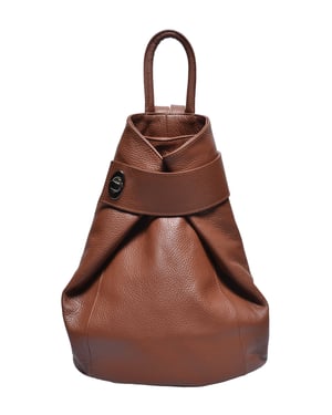 Anna Luchini Bordeauxrood Rundleer Tas