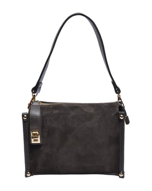 Anna Luchini Bordeauxrood Rundleer Tas