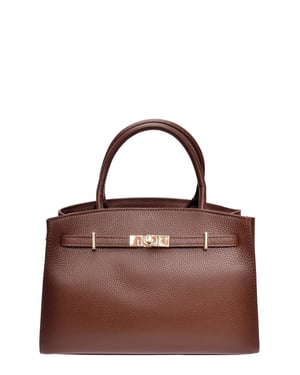 Isabella Rhea Bordeauxrood Rundleer Tas
