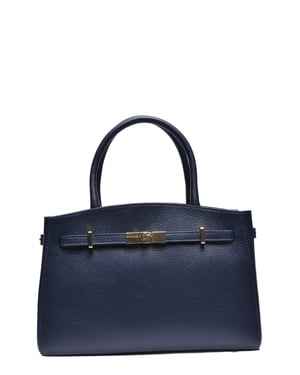 Isabella Rhea Blauw Rundleer Tas