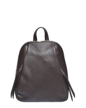 Anna Luchini Bordeauxrood Rundleer Tas