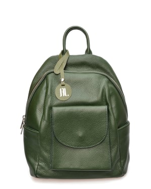Anna Luchini Groen Rundleer Tas