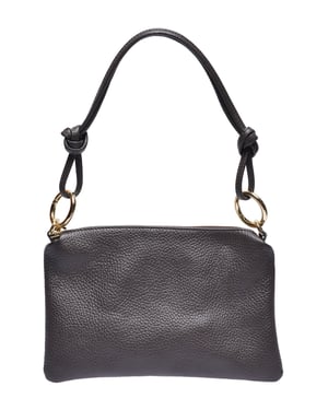 Anna Luchini Bordeauxrood Rundleer Tas